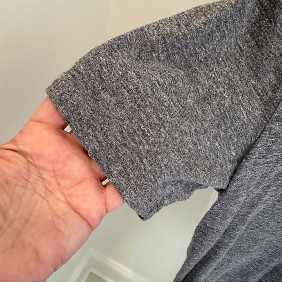 Brixton Gray Short Sleeve Tee with Logo SZ Small - Picture 4 of 8